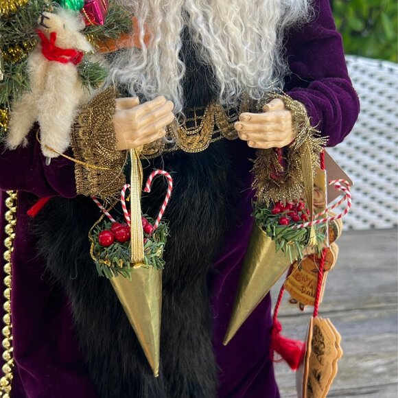 LYNN HANEY "Victorian Keepsakes" SANTA LIMITED EDITION #1130 SIGNED 2000 - Picture 4 of 16